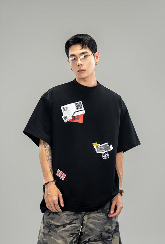 Trendy Round Neck T-Shirt