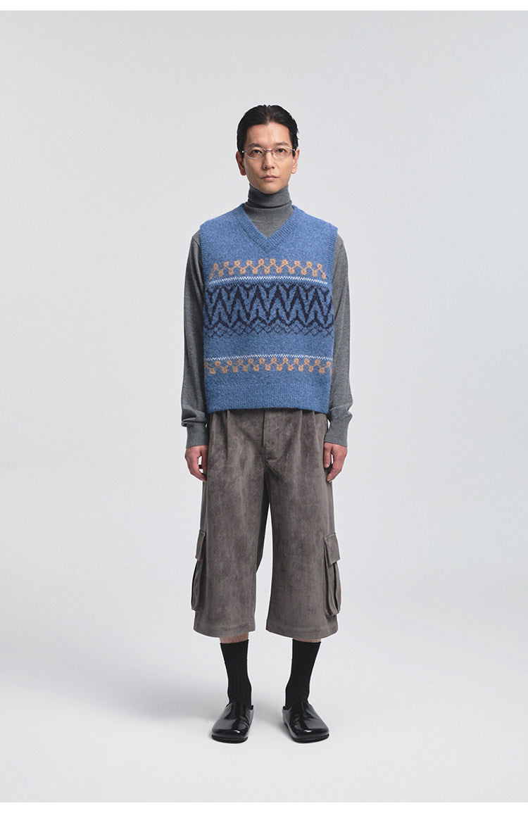 Faux Suede Cropped Shorts