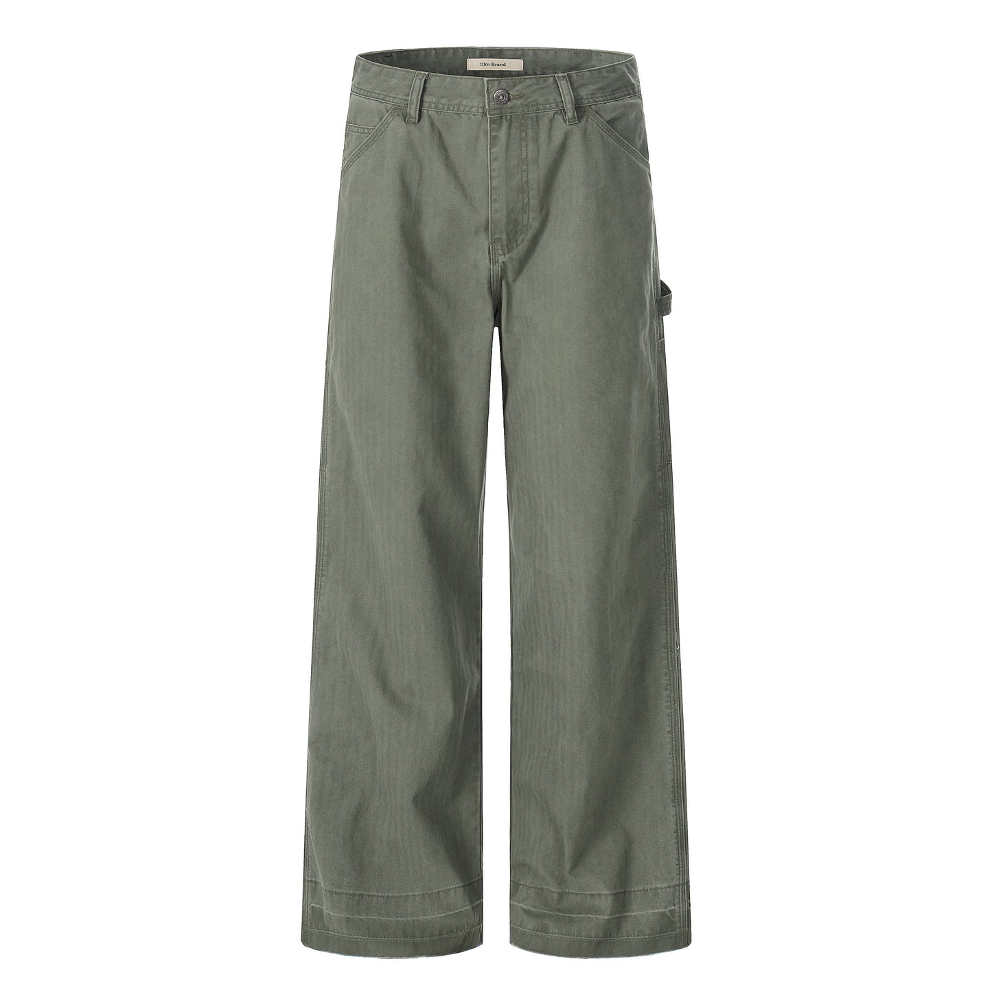 Vintage-style Straight-Leg Pants