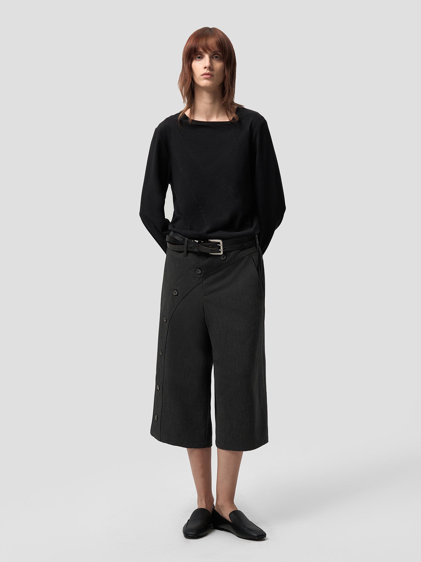 Asymmetrical Neckline T-Shirt