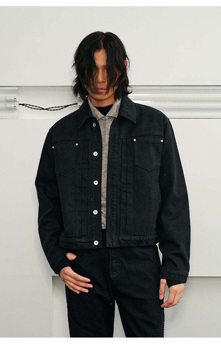 Raw Edge Low Cow Denim Jacket