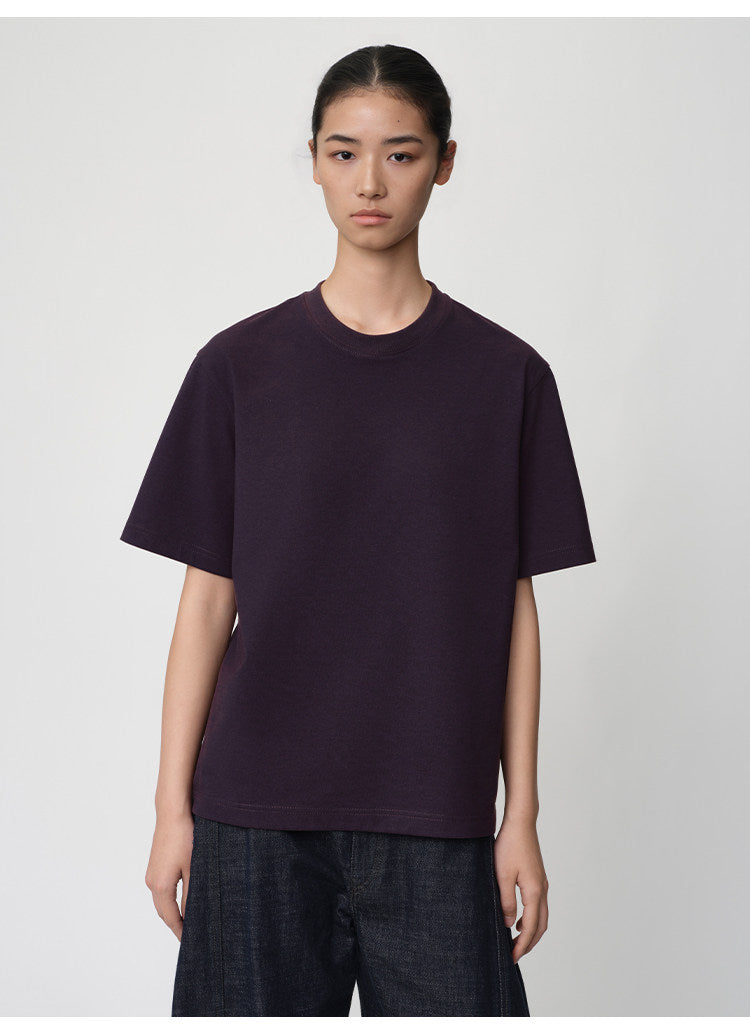 Relaxed-Fit Basic Round-Neck T-Shirt
