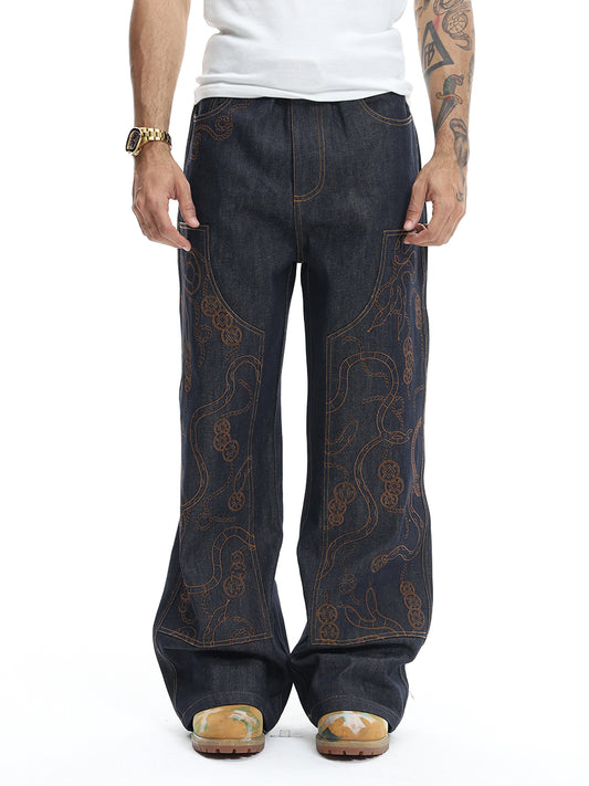 Original cow collar jeans