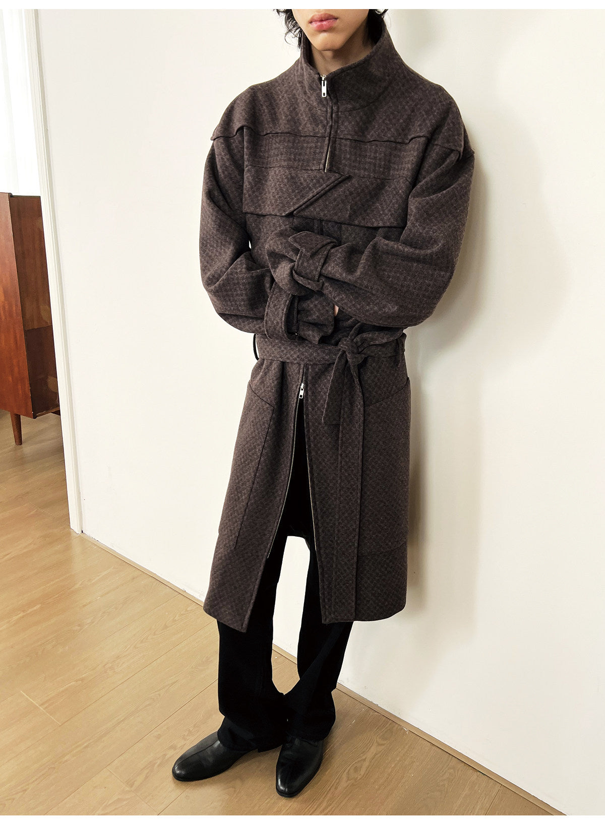Slightly Loose Fit Wool Coat