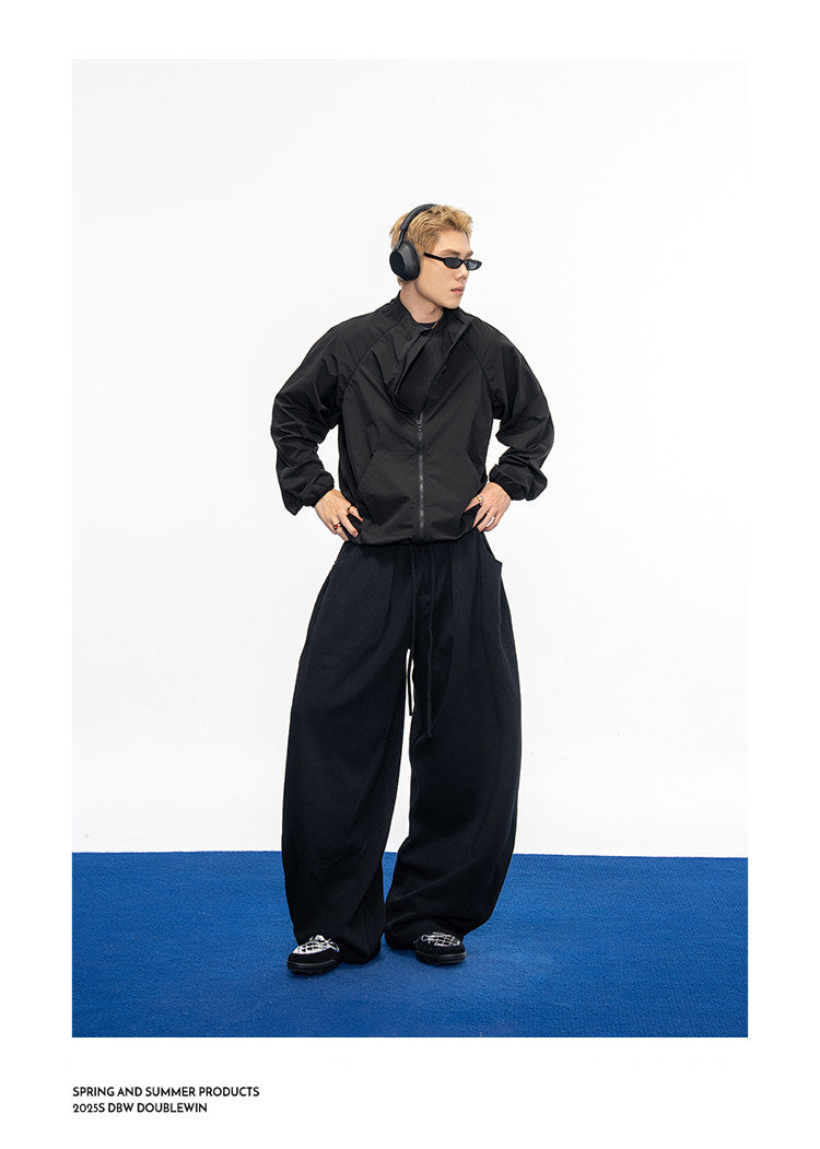 Lightweight Stand-Collar UV-Protective Short Jacket