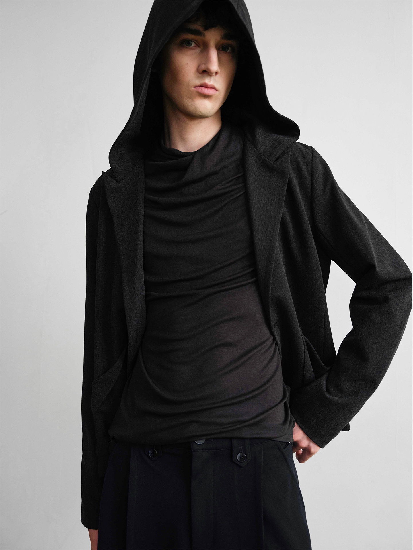 Casual jacket with hood