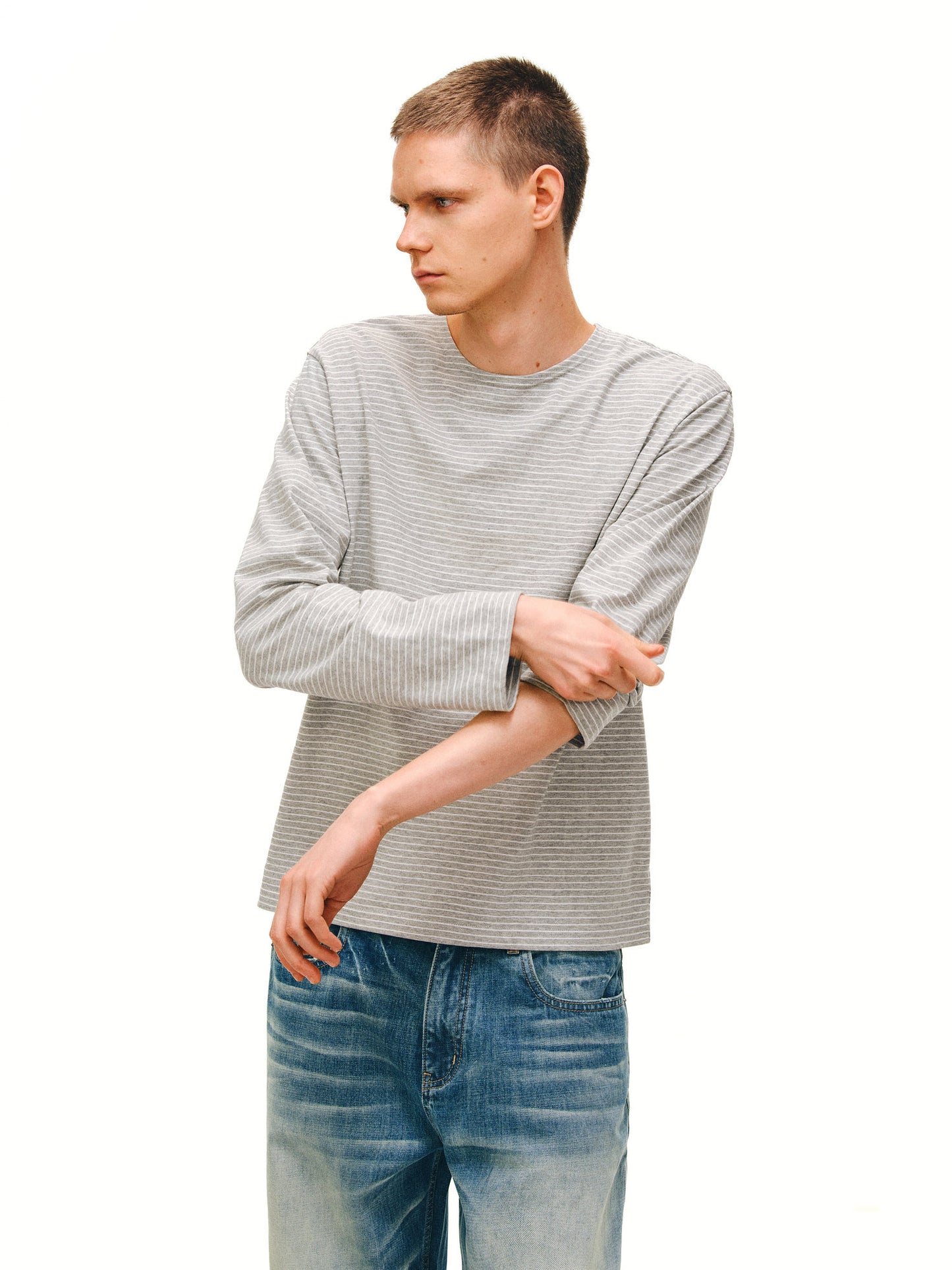 Custom Knit Stripe T-Shirt