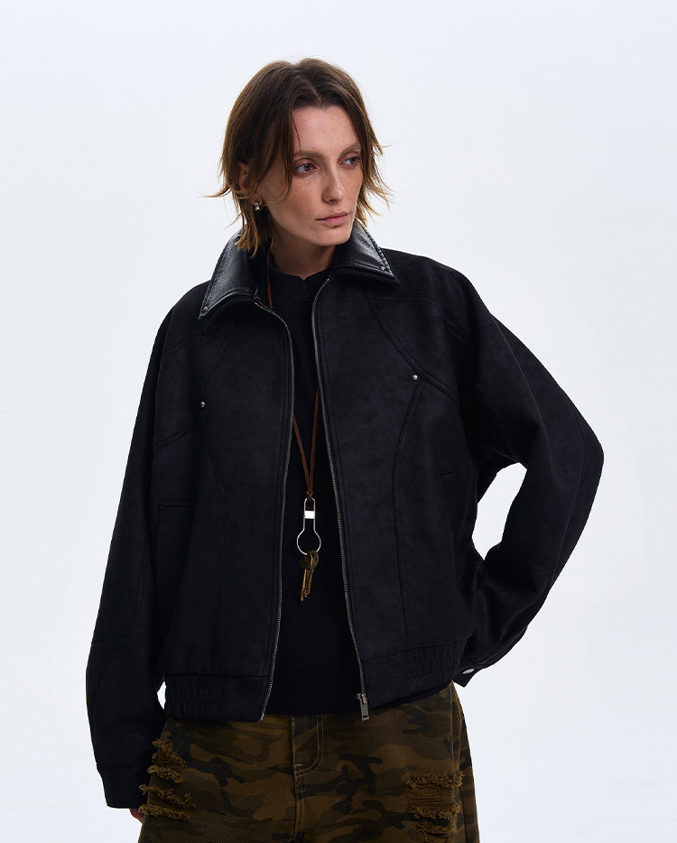 Barn Style Suede Jacket