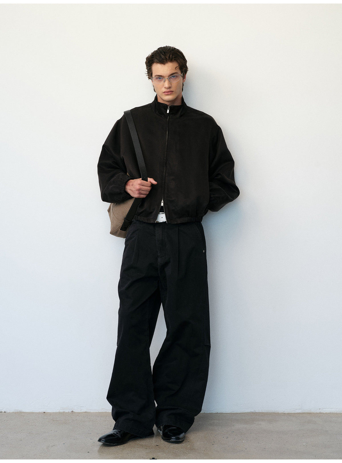 Haute Couture Stand-Collar Jacket