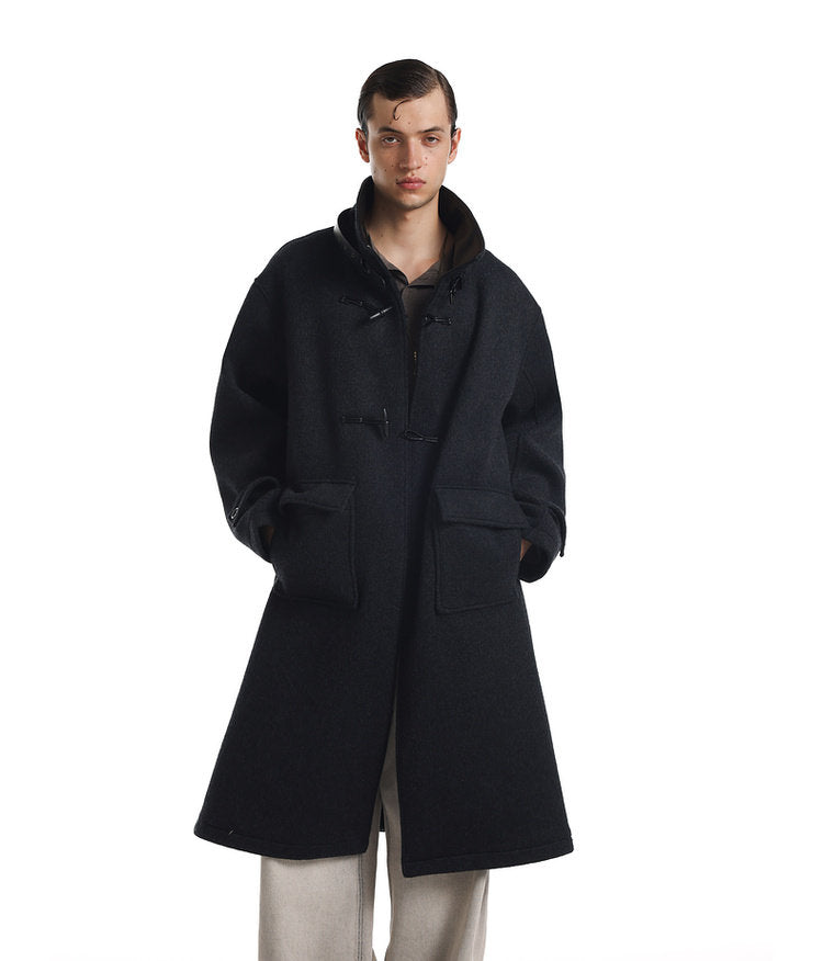 Toggle Button Wool Coat