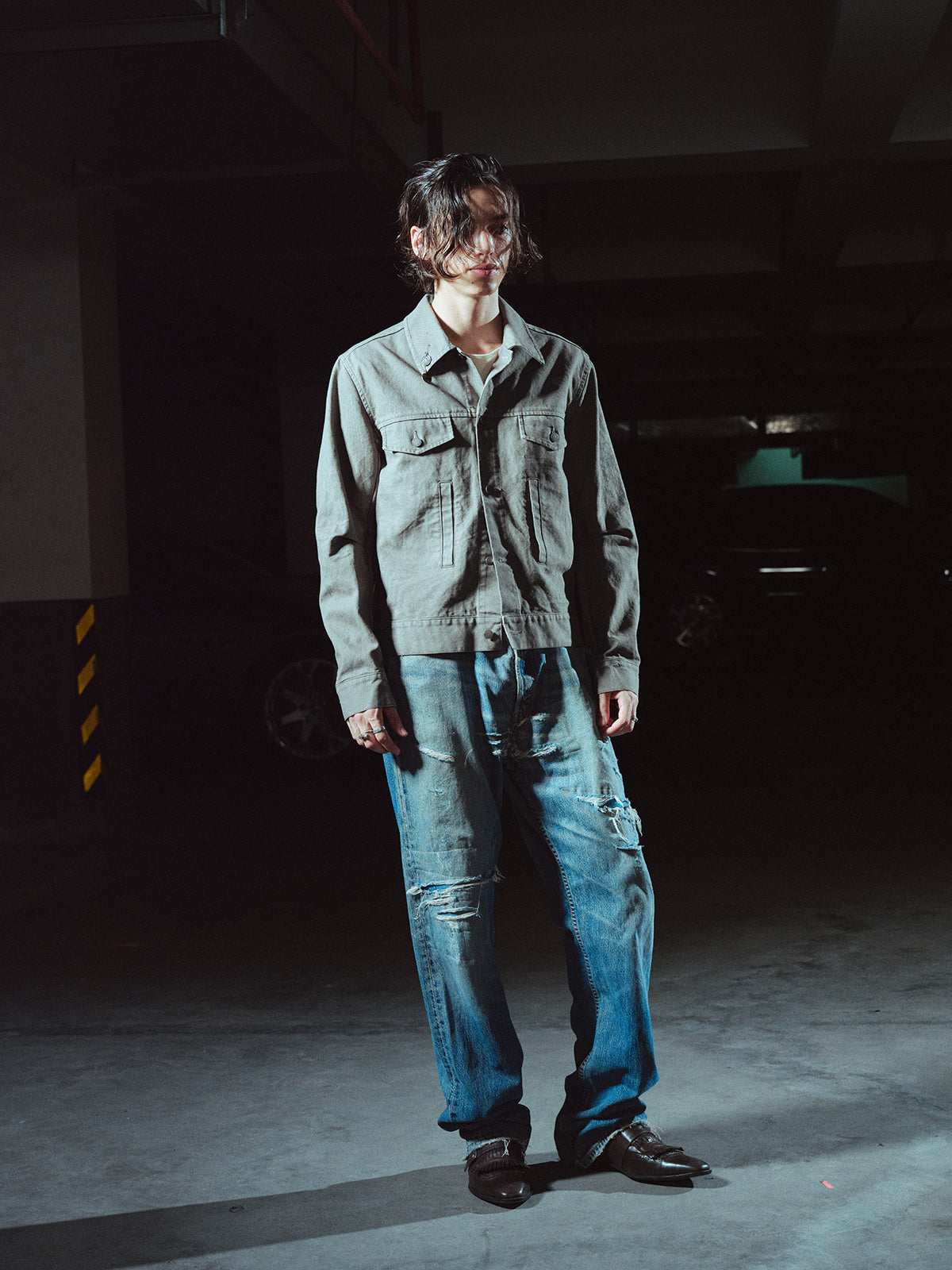 Printed Canvas Jacket