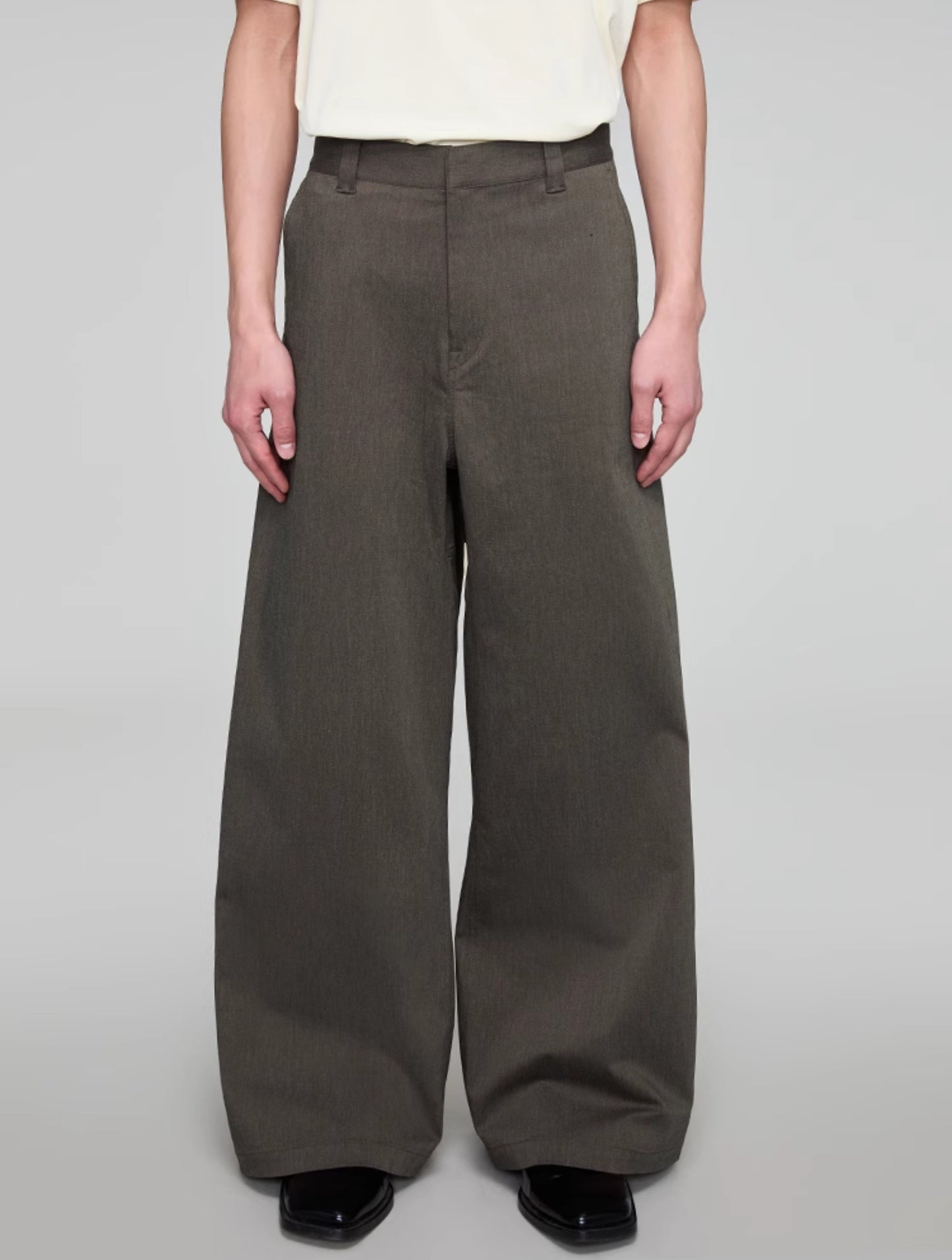 Wide Leg A-Line Casual Pants