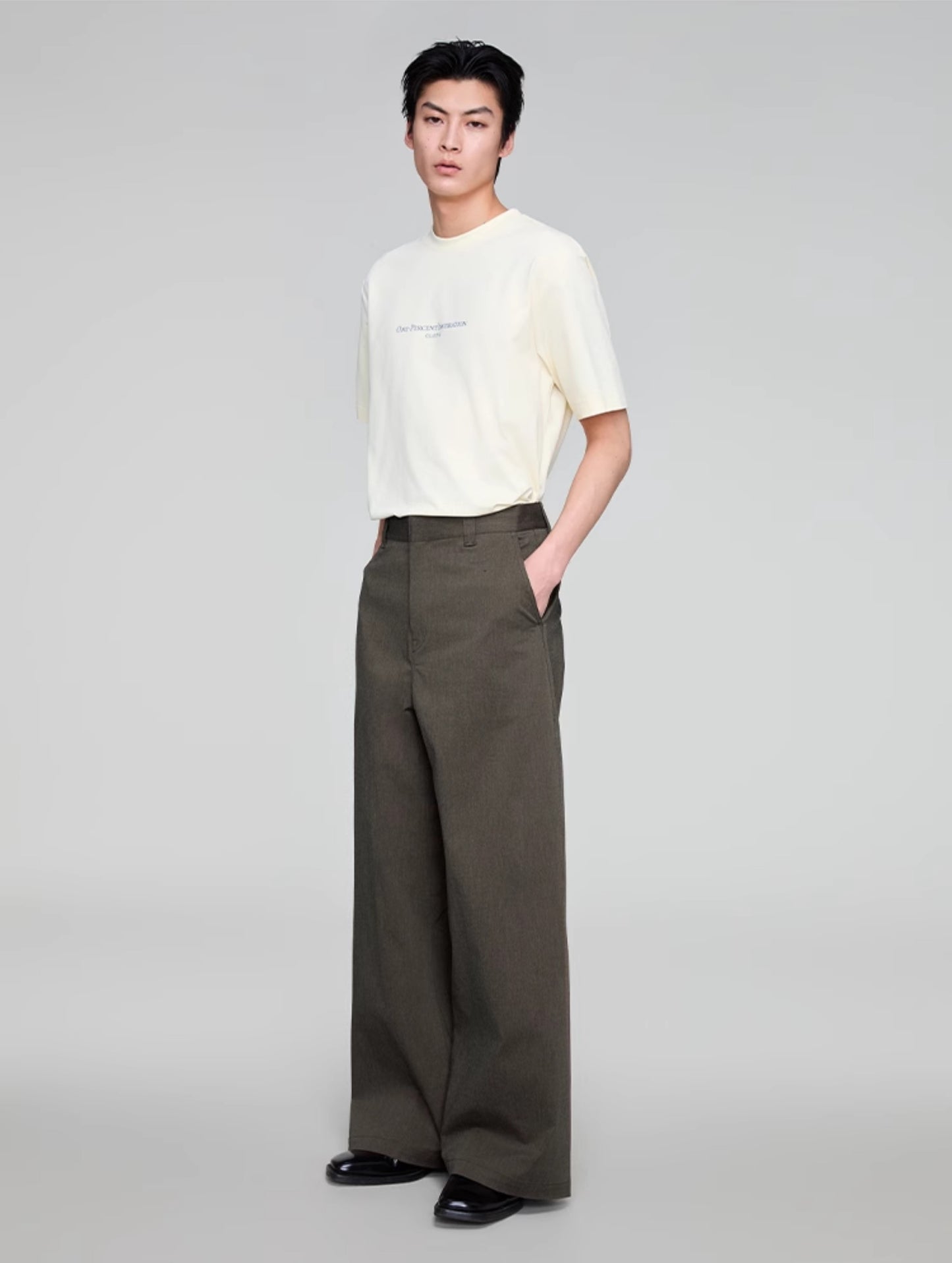 Wide Leg A-Line Casual Pants