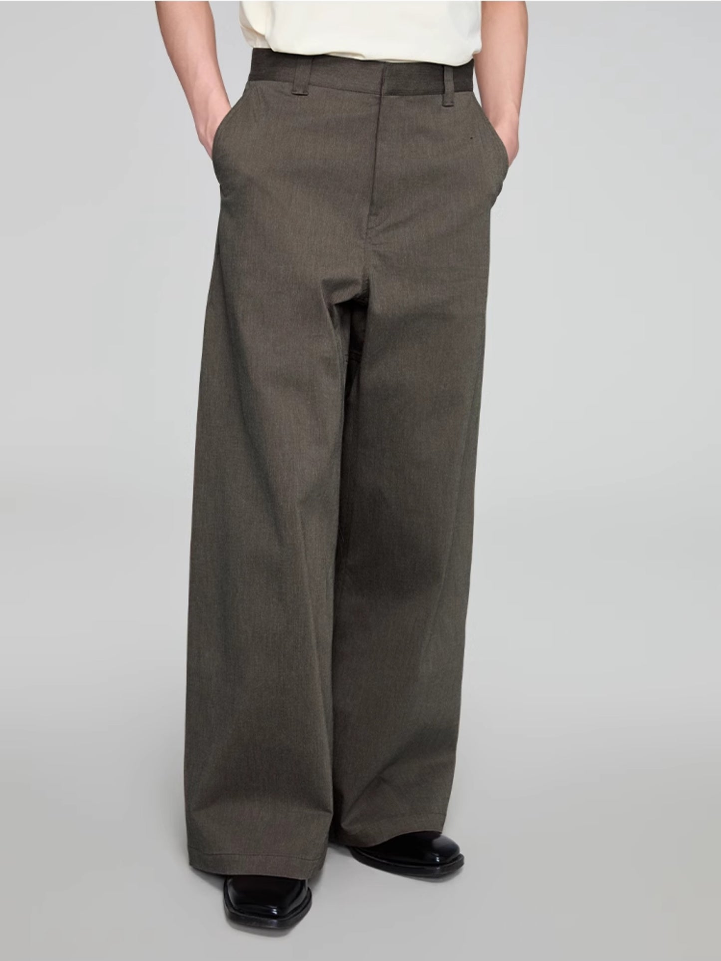 Wide Leg A-Line Casual Pants