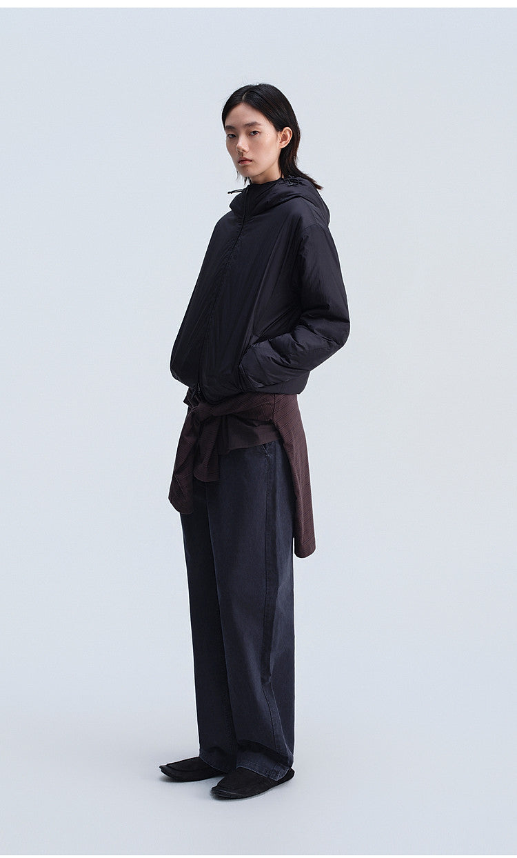Relaxed-Fit French Workwear Casual Pants