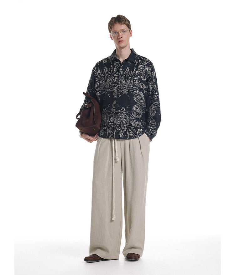 Loose-Fit Floral Shirt