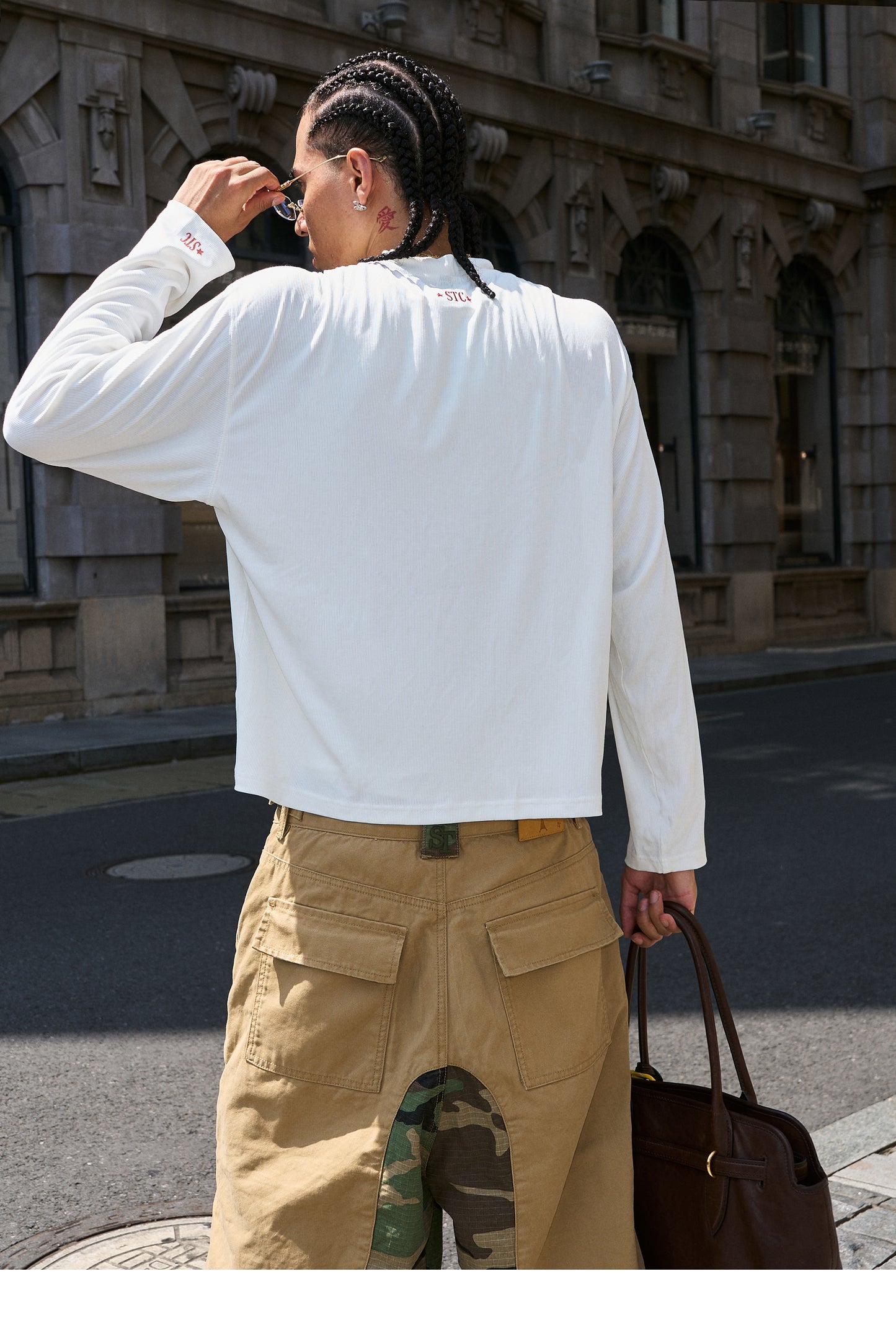 Loose Round Neck Print T-Shirt