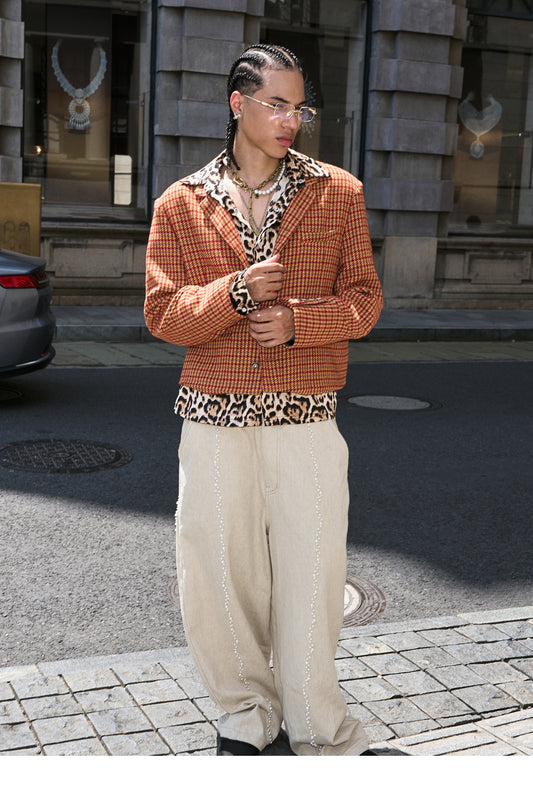 Baggy Straight Wide-Leg Pants