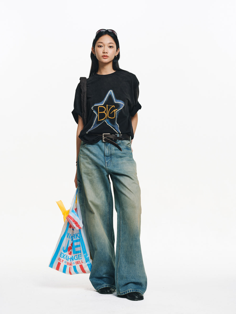 Big Star Print T-Shirt