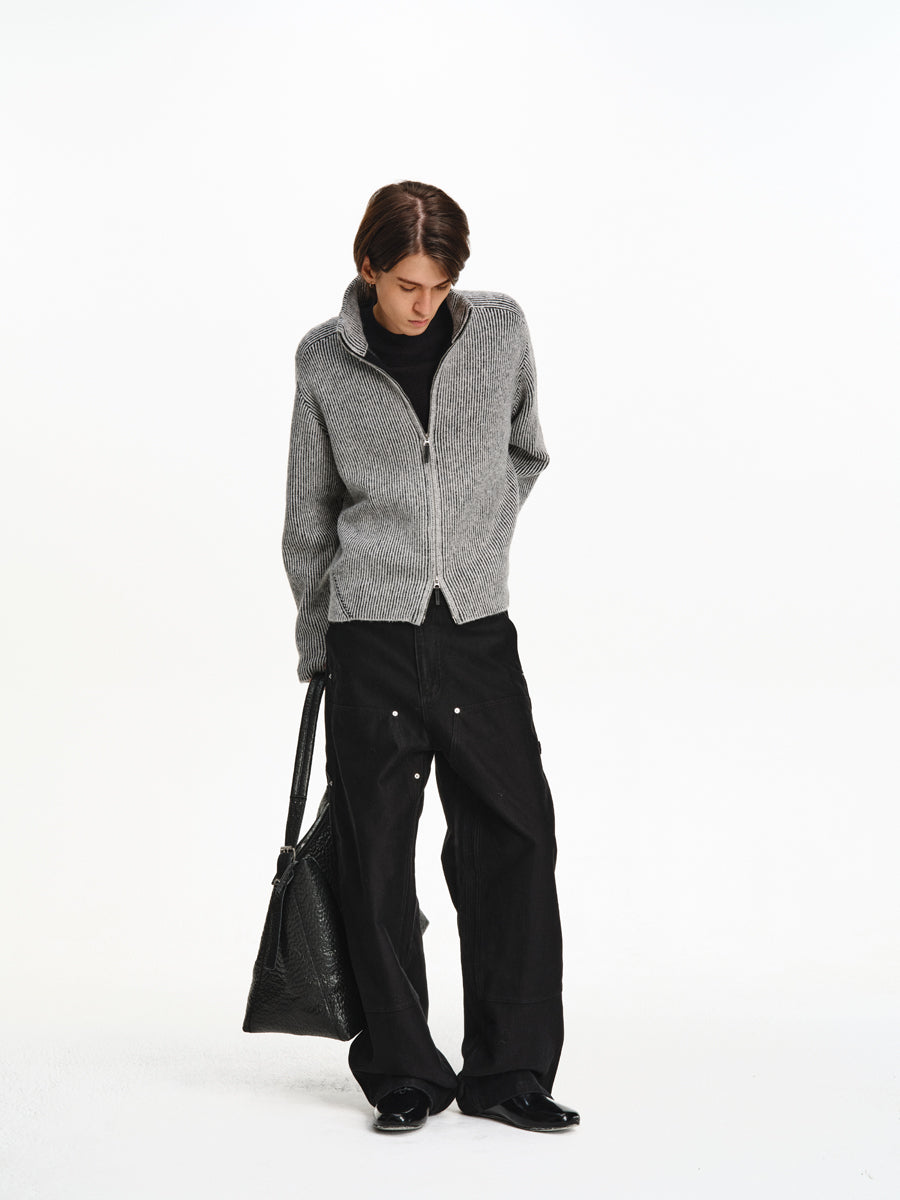 Straight-Leg Casual Pants