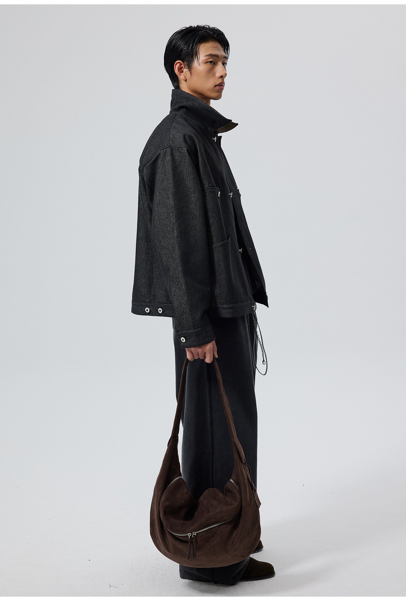 Corduroy Collar Denim Jacket