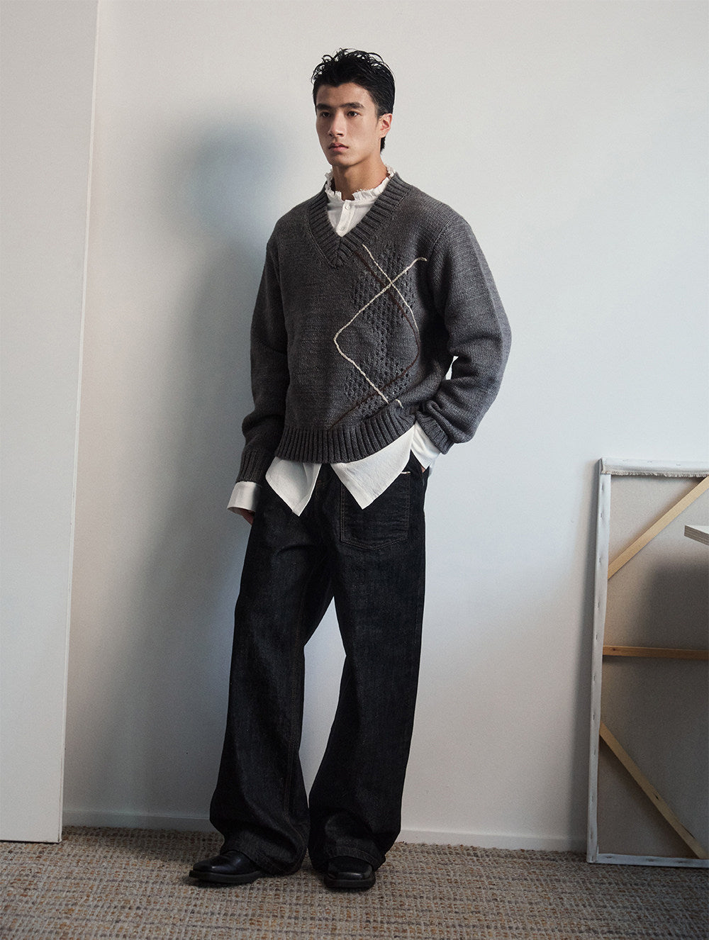 Unisex V-Neck Sweater