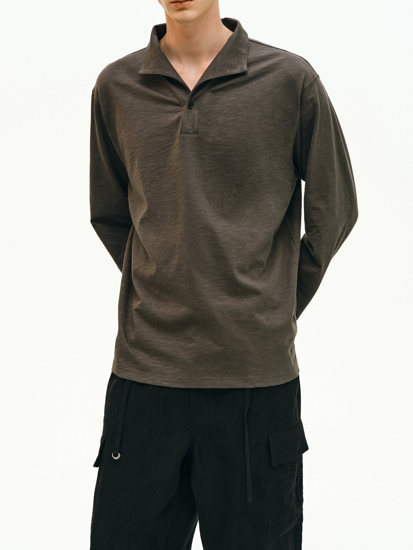 Bamboo Collar Polo Shirt