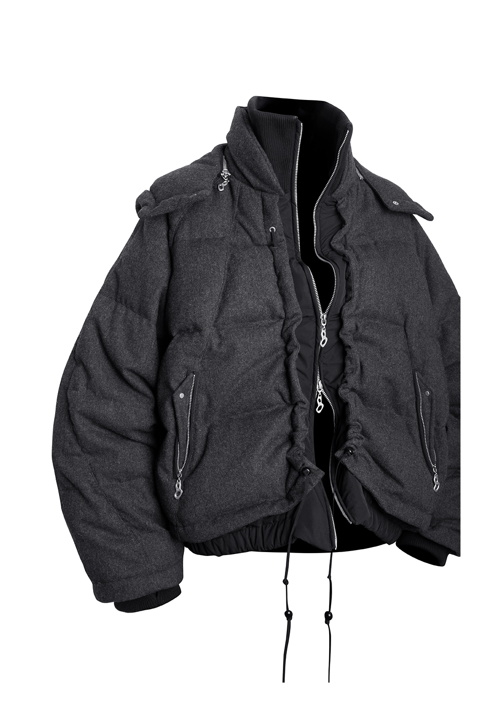 Patchwork Down Jacket