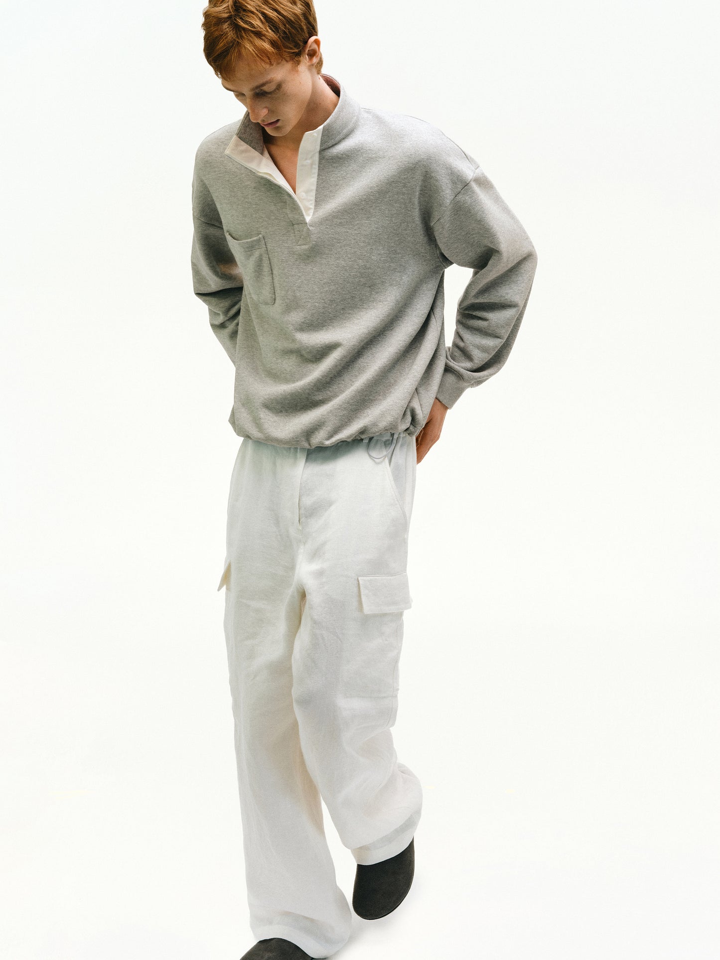 Stand Collar Sweatshirt