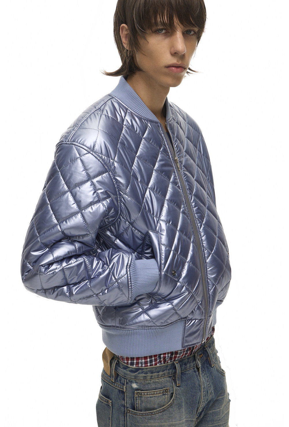 Quilted MA-1 Short Flight Jacket