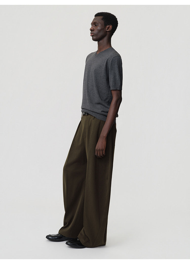 Retro-Style Casual Pants