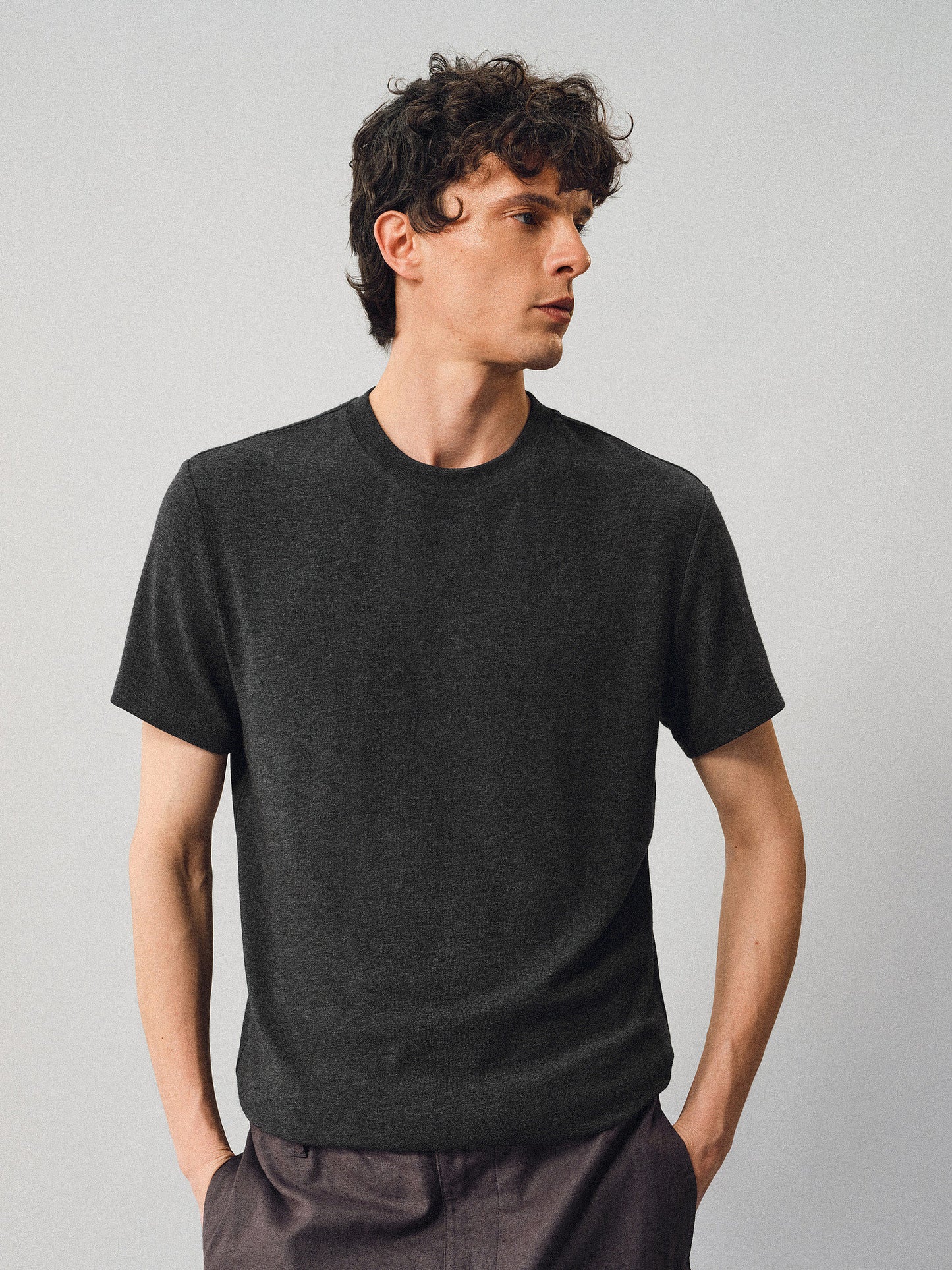 Cream-Touch Wool Round-Neck T-Shirt