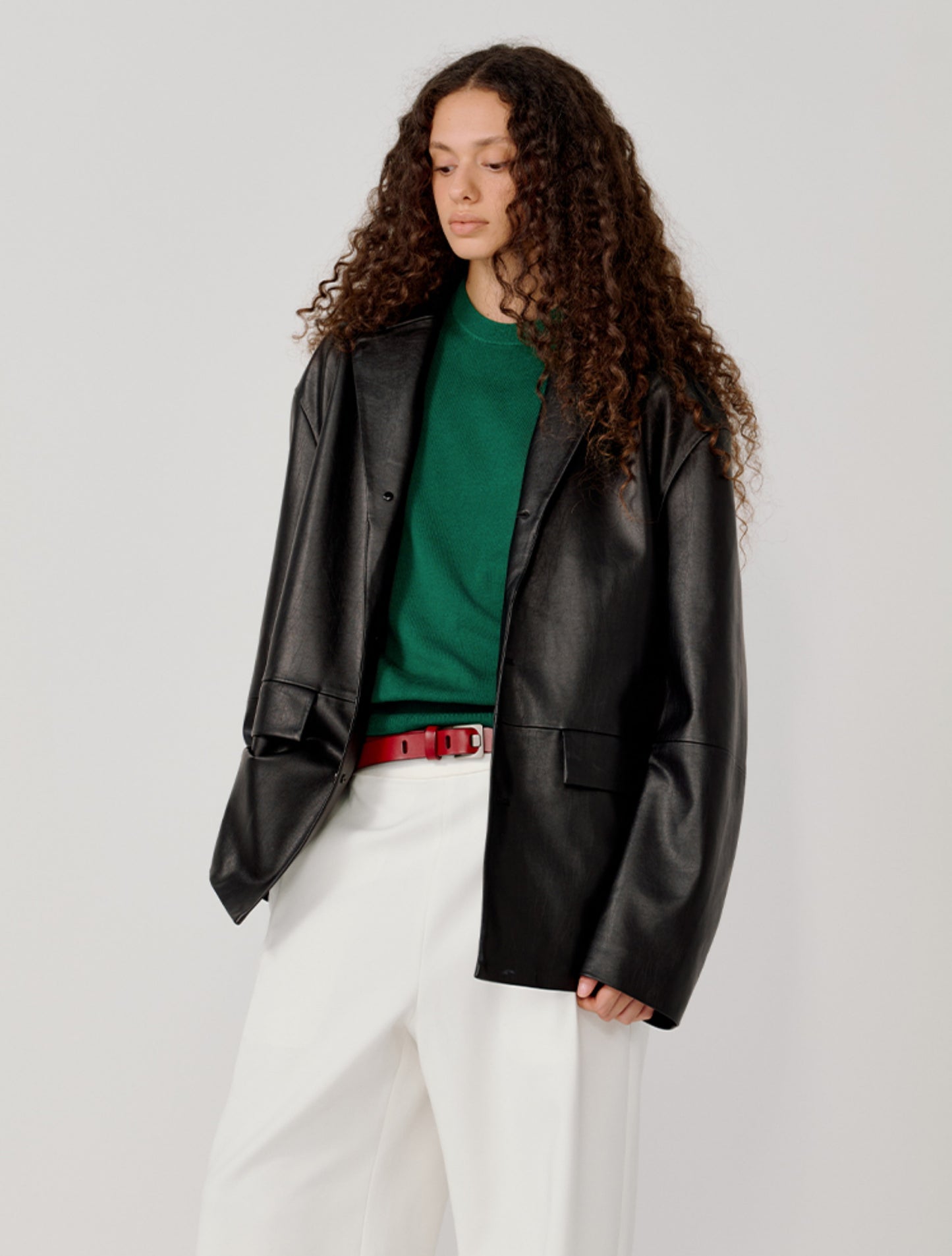 Vintage Eco Leather Jacket