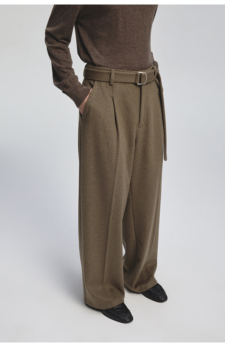 Adjustable Waistband Casual Pants