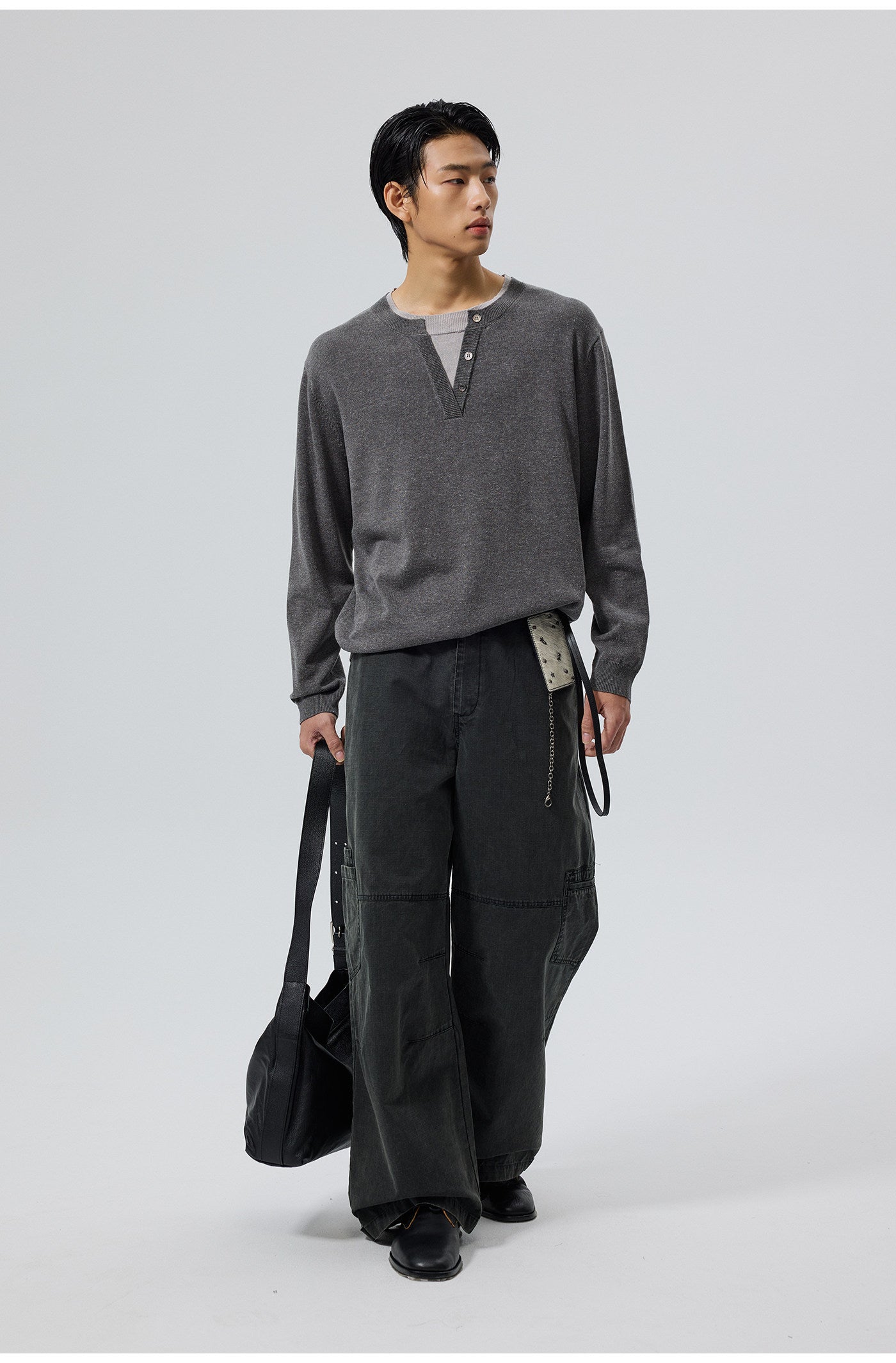 Distressed Cargo Pants