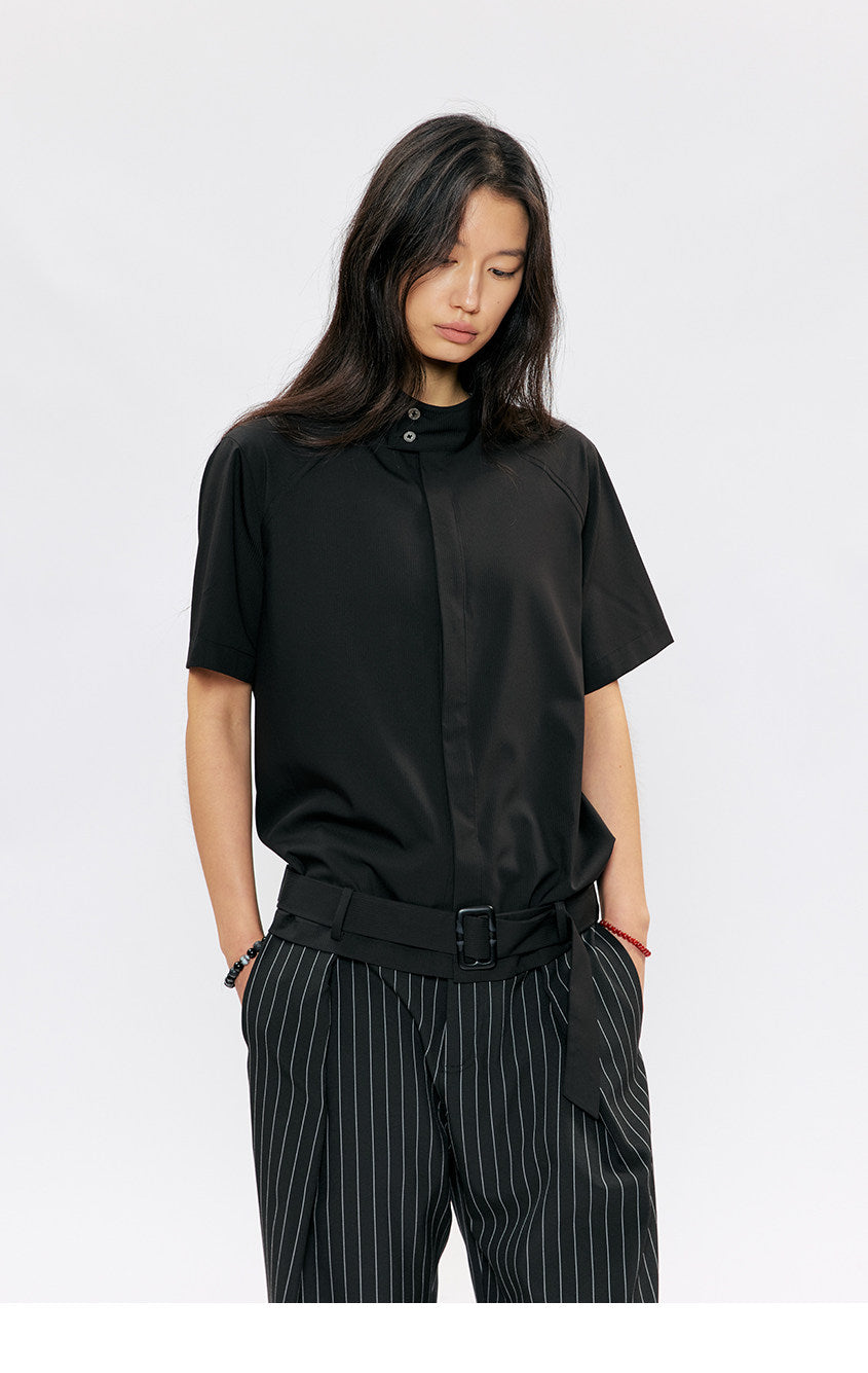 Casual Shirt with Adjustable Strap