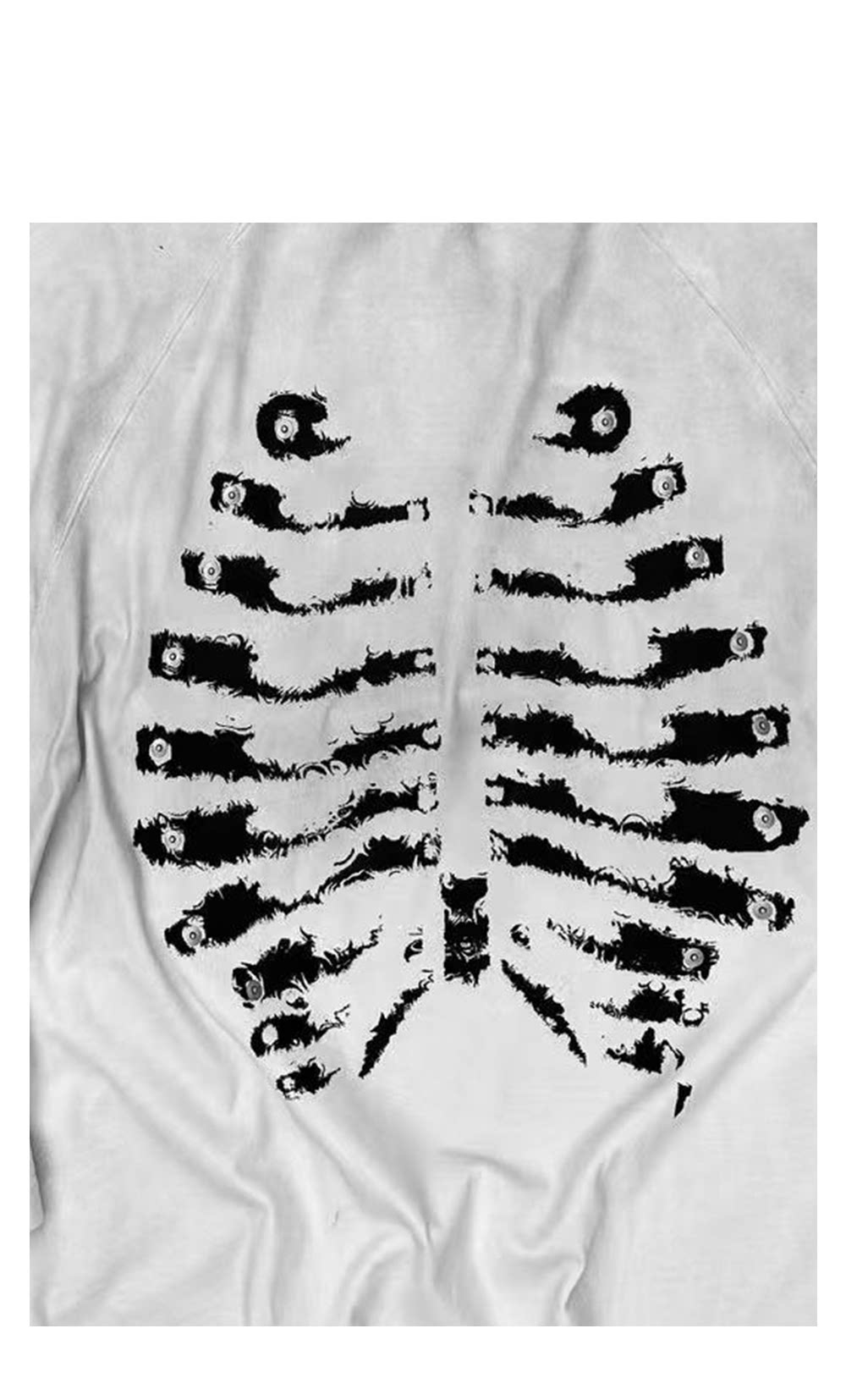 Skeleton-print T-shirt