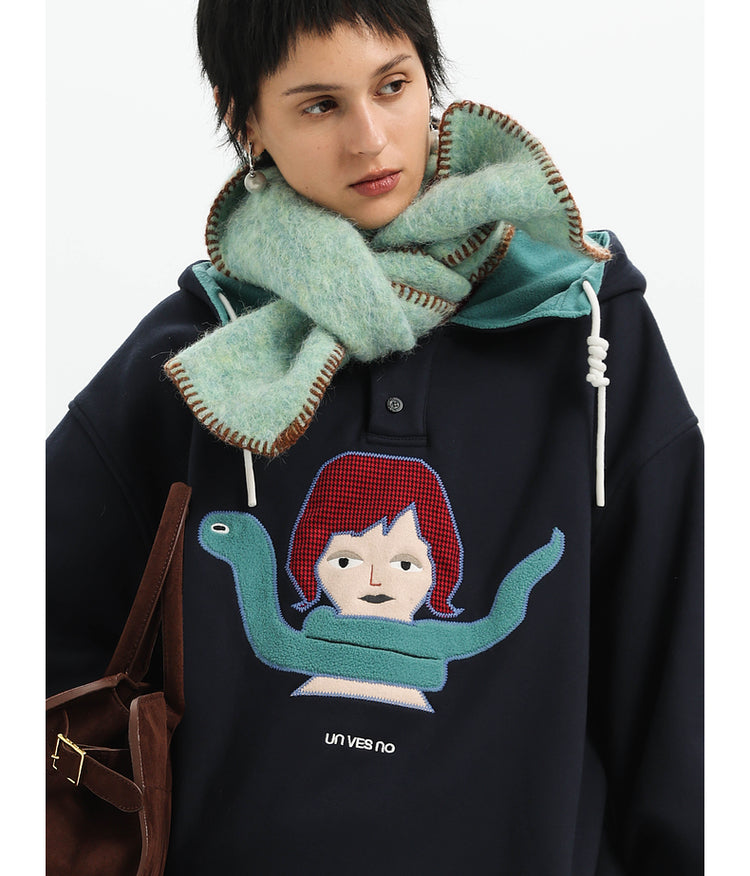 Contrast Color Anti-Static Parka