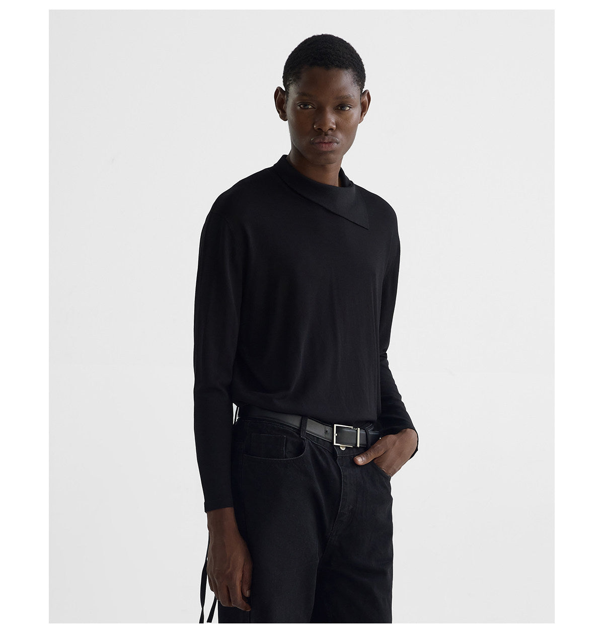 Wardrobe Style Turn-Down Collar T-Shirt