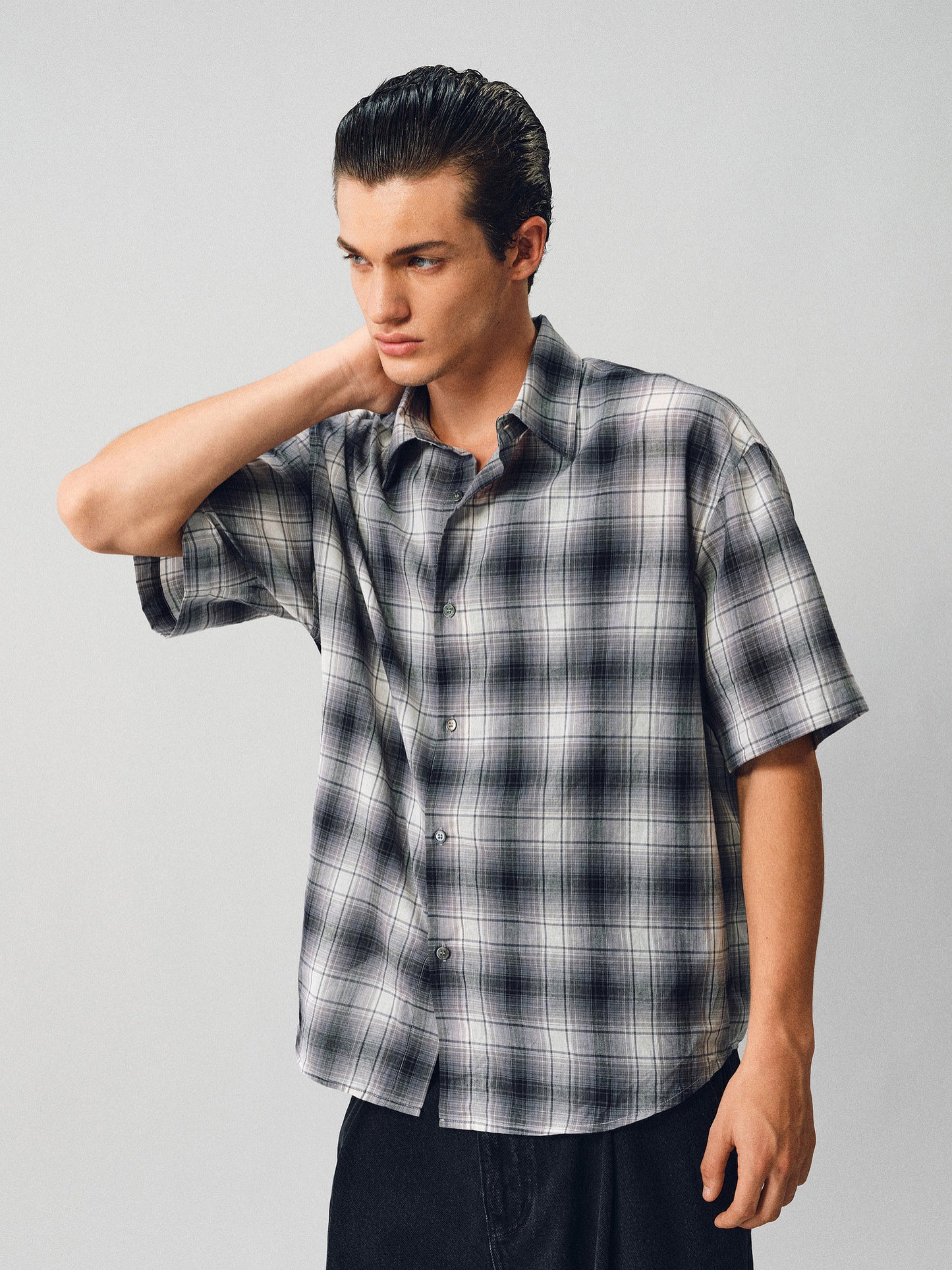 Gradient Check Shirt