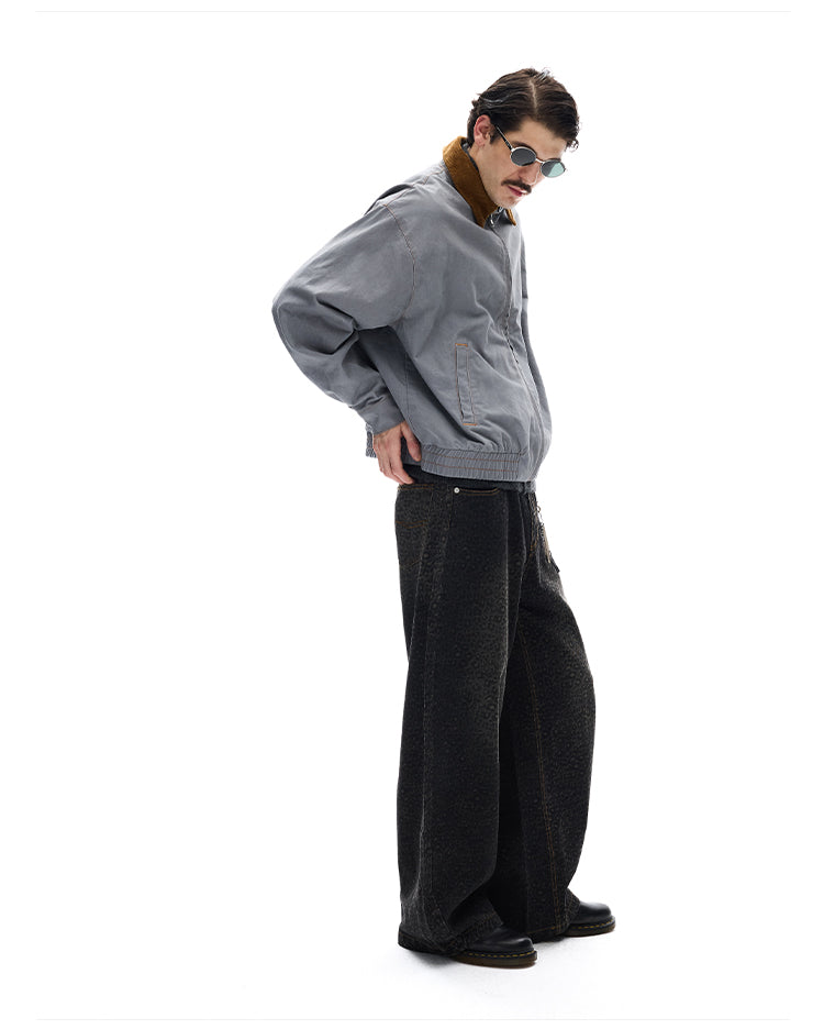 Corduroy Lapel Work Jacket