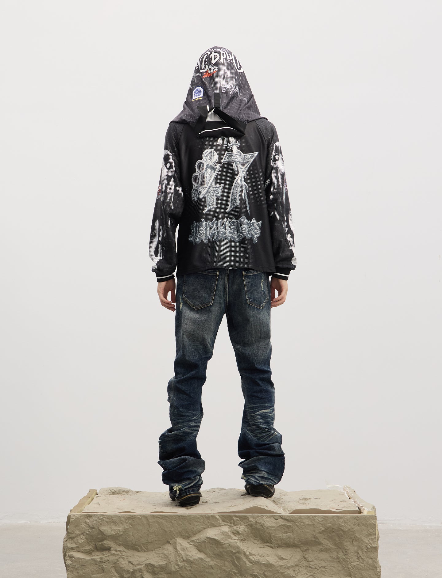 Printed Sports Polo Shirt