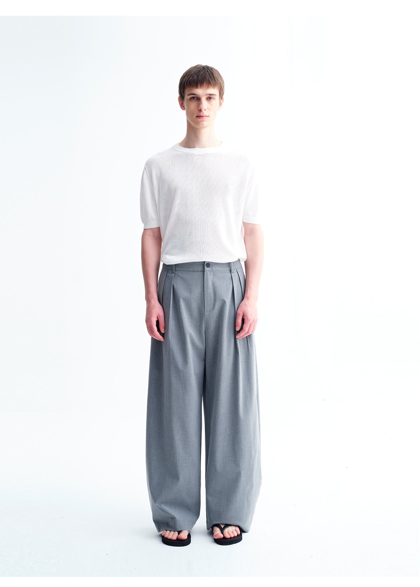 Cool High-Waisted Wide-Leg Pants