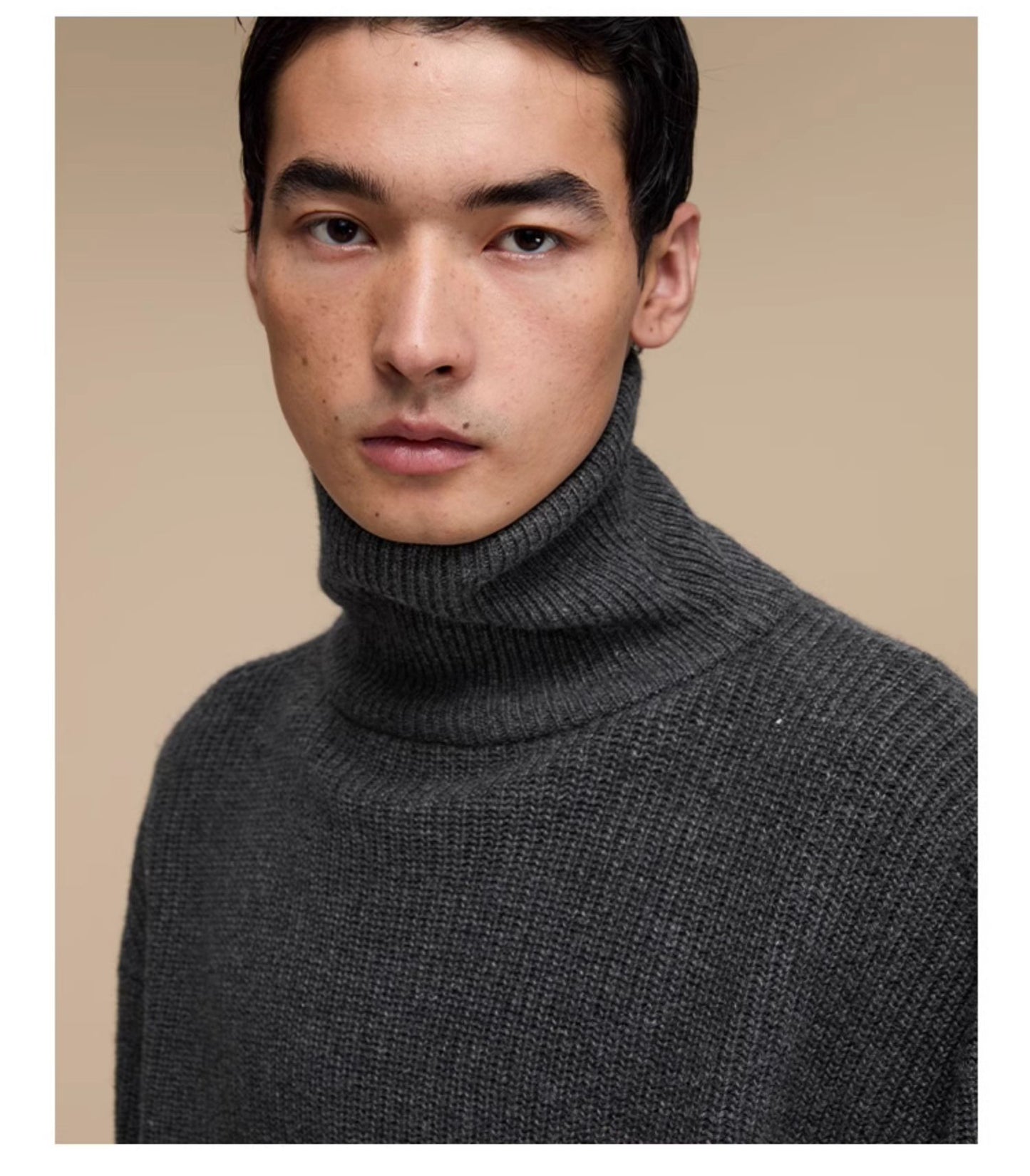 Wool blend turtleneck sweater