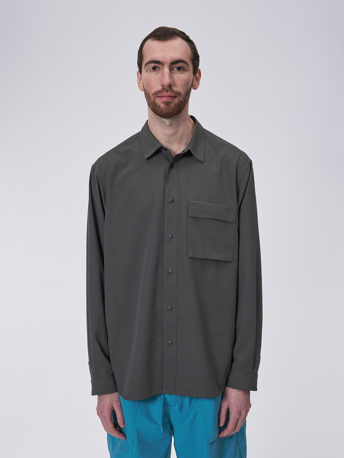 UV-cut wrinkle-resistant shirt