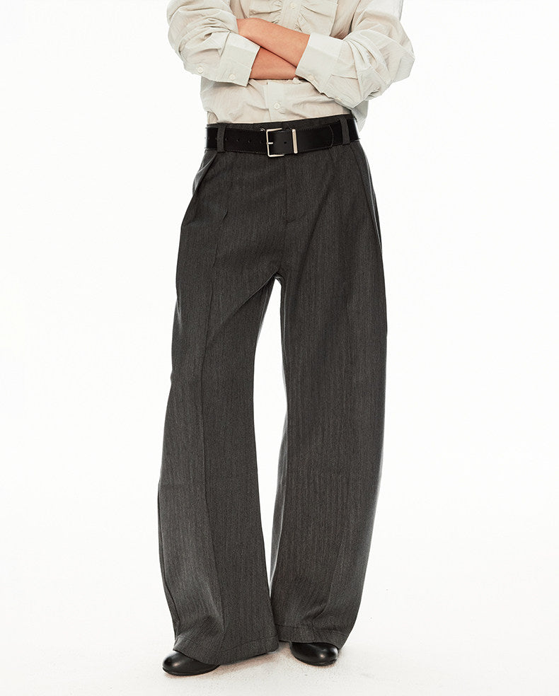 Striped Wide-Leg Pants