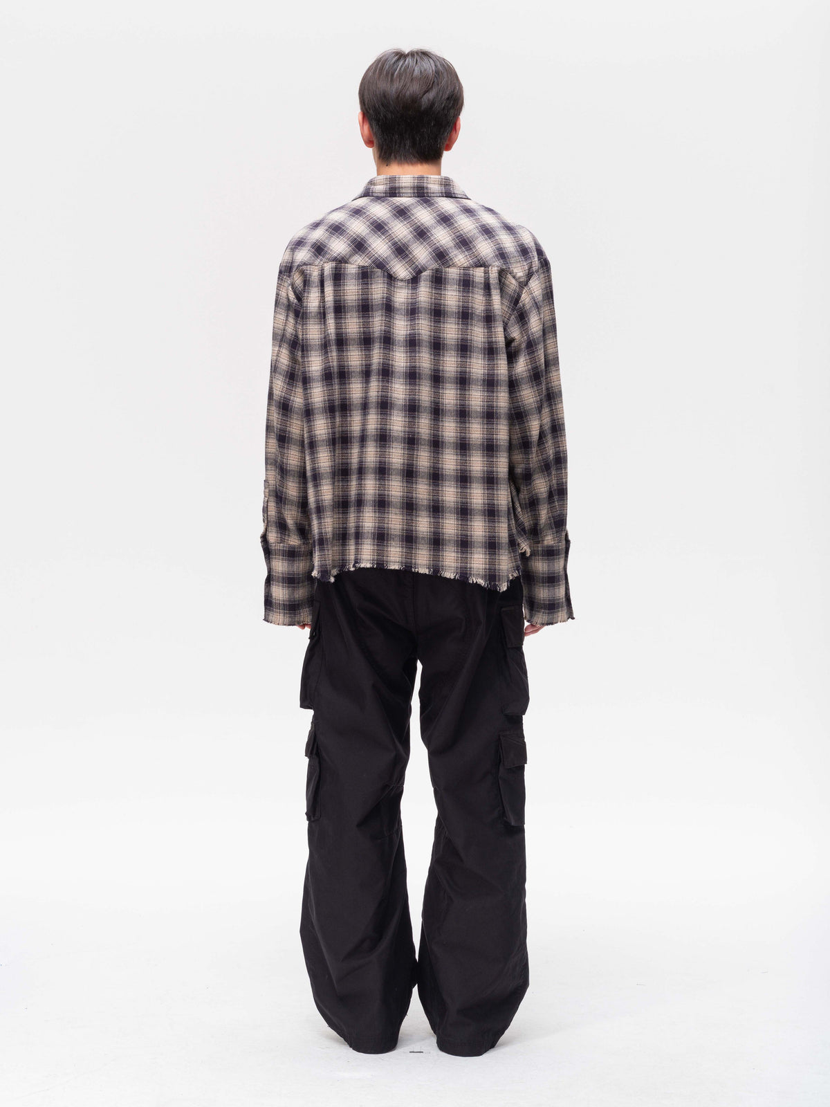 Black Checkered Shirt