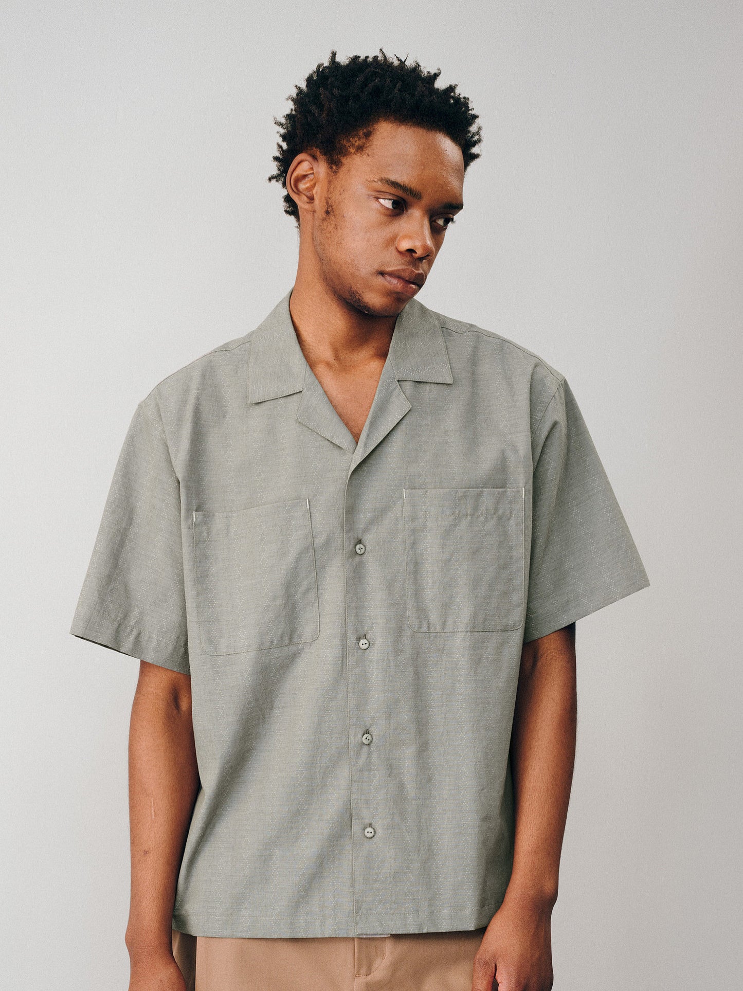 Hemp Cuban Collar Shirt