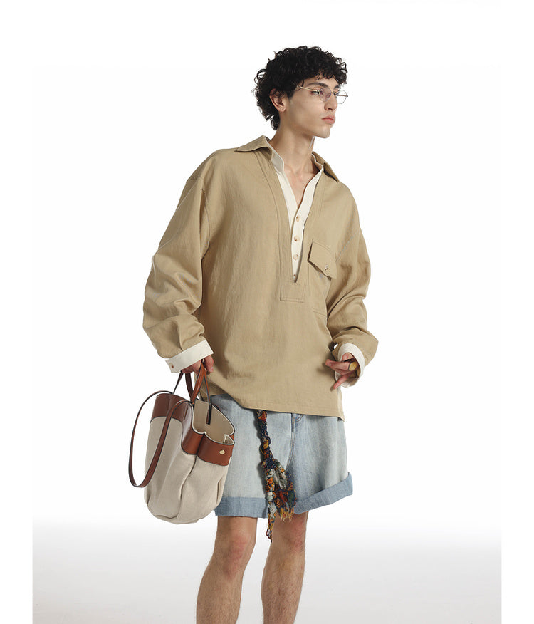 Fake Two-Piece Shirt