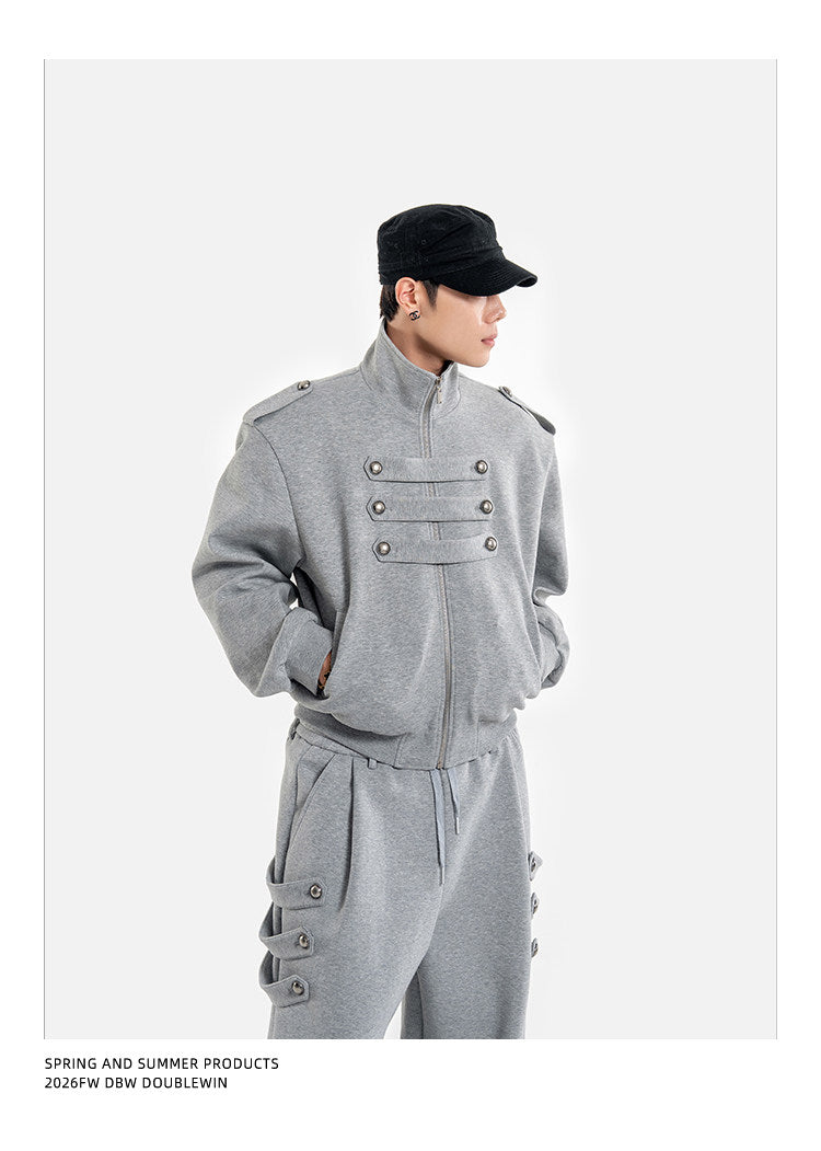 Short-Sleeve Sweatshirt Set